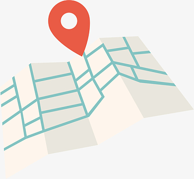 矢量图地图上的定位