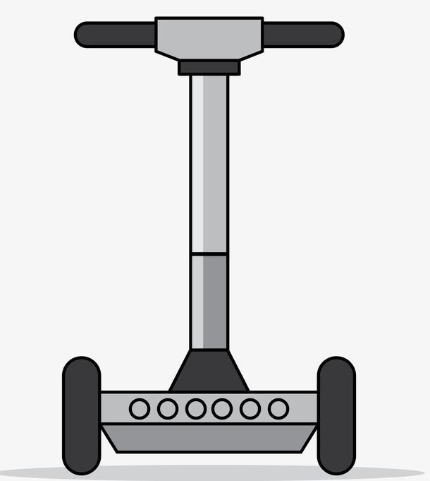 金属底板矢量平衡车