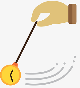 摇摆钟表矢量催眠