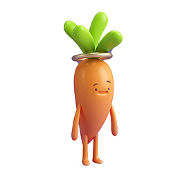 卡通胡萝卜