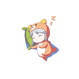 沉沉睡去的小女孩