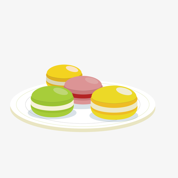 矢量卡通马卡龙下载