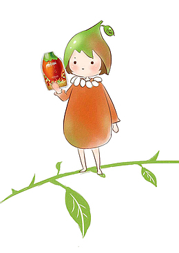 蕾卡妮枸杞Q版小形象