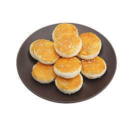 广式芝麻饼干干设计图片