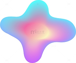 透明蒸汽波纹理电商装饰