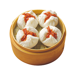 一笼子叉烧包设计素材