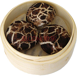 美味香菇包实物装饰PNG