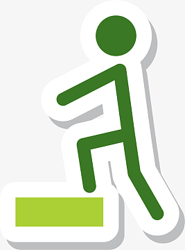 绿色锻炼小人贴纸png足球aipng卡通垒球png篮球标签设计png手工贴纸