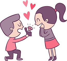 情人节求婚装饰贴纸