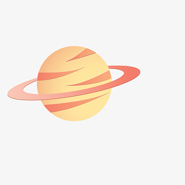 png多彩卡通宇宙星球png黄色星球png黄色卡通手绘星球梦幻png黄色卡