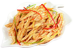 农家开胃凉拌彩椒腐竹