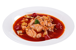 美味红汤泡椒牛蛙