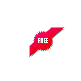 玫红FREE标签