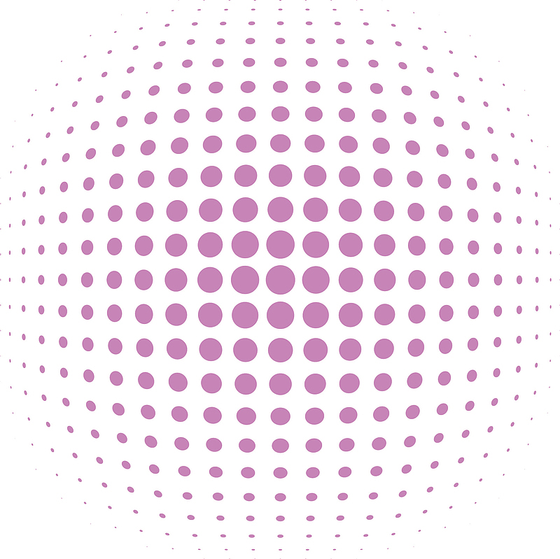 矢量紫色圆点创意图案