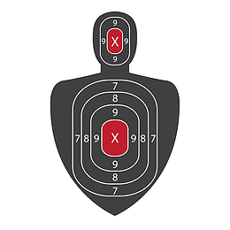 人形靶子素材图案