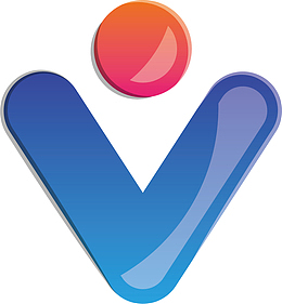 矢量图V字母设计