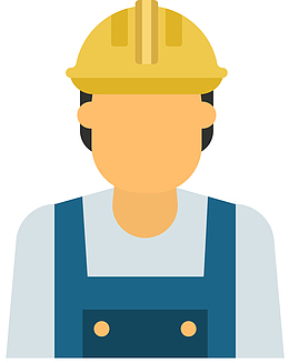 卡通图标png弹弓上的电工png矢量高级外国修电工png可爱的工人大叔psd