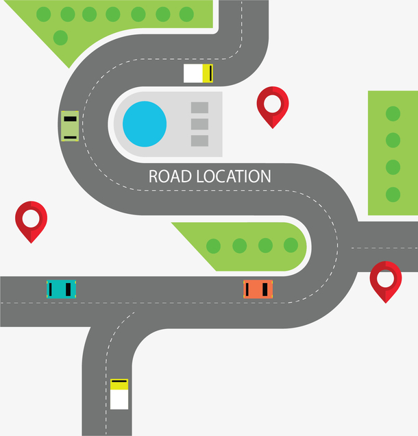 城市交通道路地图