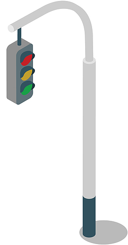 矢量交通信号灯素材