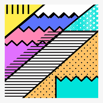 斑点线条电商孟菲斯风格装饰元素