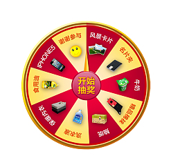 电商转盘抽奖环节抽奖奖品