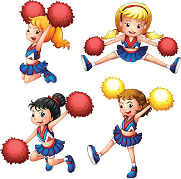 欢呼跳舞的女孩