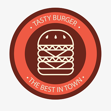 卡通  汉堡  logo