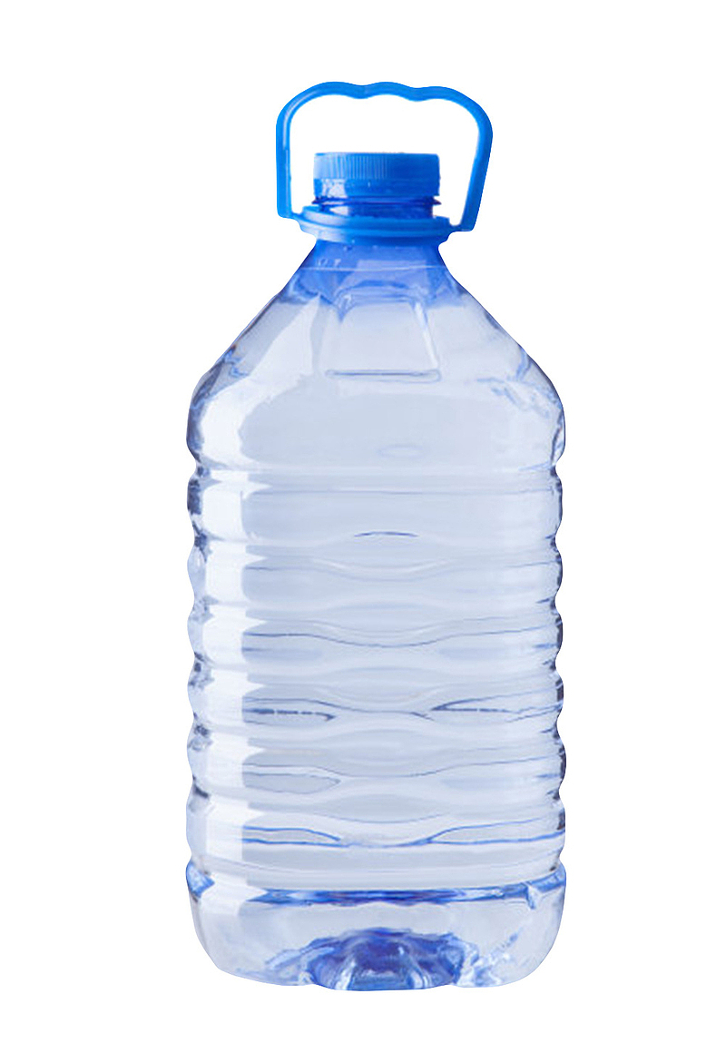 透明解渴蓝色提手盖子塑料瓶饮用