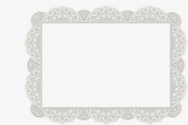 长方形蕾丝图案