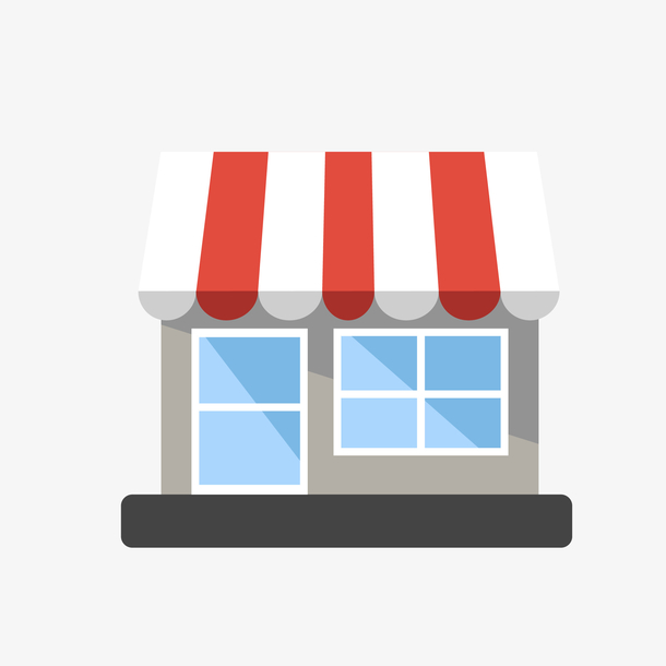 矢量手绘卡通日式杂货店免抠图p