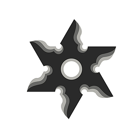 矢量花型飞镖下载