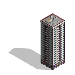 高楼建筑素材图案