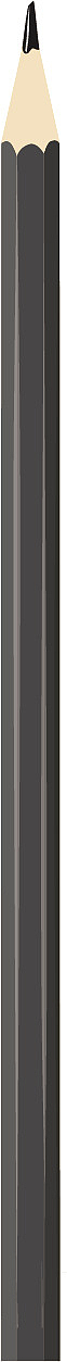 矢量图黑色文具铅笔