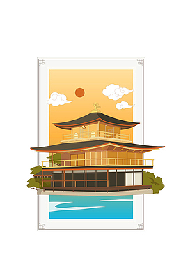 日式建筑PNG下载
