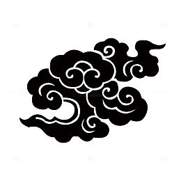 祥云装饰矢量素材