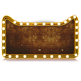 金色创意发光天猫元素