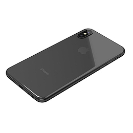 创意黑色俯视iPhoneXp手机免扣图PNG
