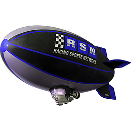 蓝色的氢气球飞船