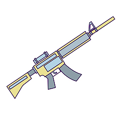 M4步枪素材图案