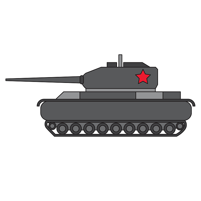 坦克军事矢量素材