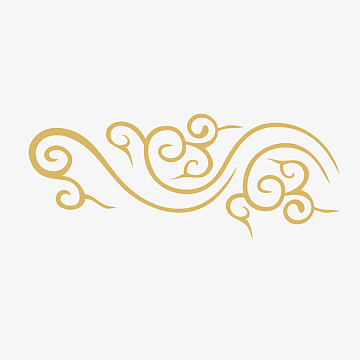 过节祥云装饰素材图案