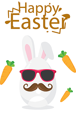 戴墨镜的兔耳朵彩蛋