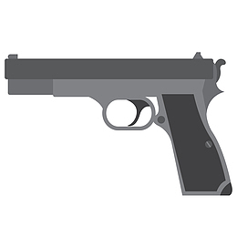 手枪装饰素材图案