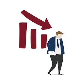 矢量销售下降下载
