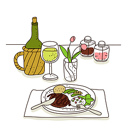 手绘小清新精致生活