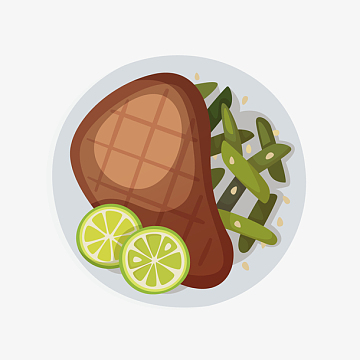 250)png矢量图牛排和大蒜头(2489x3733)aipng小清新餐桌矢量(6731x469