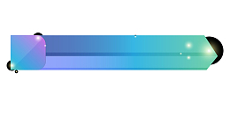 发光渐变标题矢量图