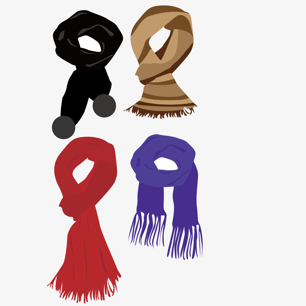 彩色围巾合集