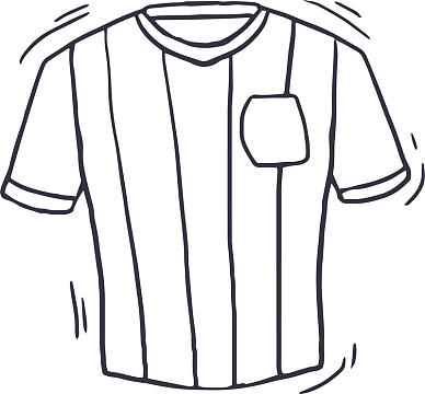 矢量手绘运动服上衣元素