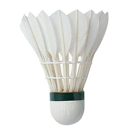 白色真实羽毛球元素